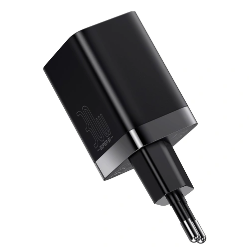 Kup Síťová nabíječka Baseus Super Si Pro Quick Charger USB + USB-C 30W (černá) - BSU2903BLK - {ean13} - Sklep Home Screen
