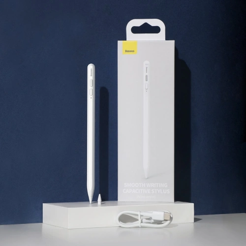 Buy Baseus Smooth Writing Capacitive Stylus (white) - BSU2906WHT - {ean13} - Home Screen Store Europe