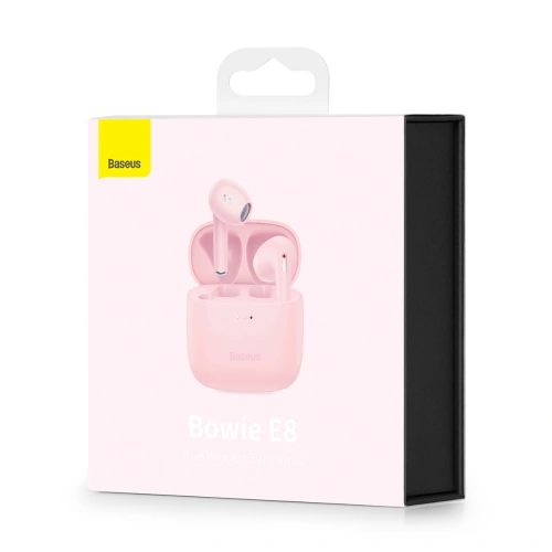 Buy Wireless headphones Baseus Bowie E8, Bluetooth 5.0 (pink) - BSU2911PNK - {ean13} - Home Screen Store Europe