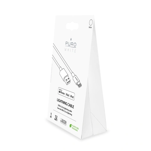 Kup Kabel PURO White USB / Lightning MFi 1m (bílý) - PUR515WHT - {ean13} - Sklep Home Screen