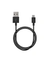 PURO Weißes USB-A / USB-C Kabel 1m (schwarz)