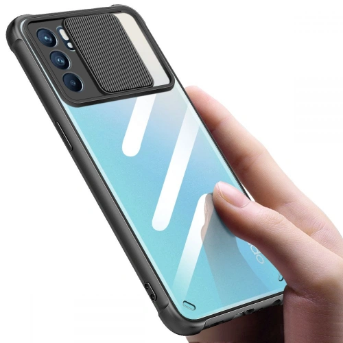 Kup Tech-Protect Tasche Camshield Oppo Reno 6 5G Schwarz - THP743BLK - {ean13} - Sklep Home Screen