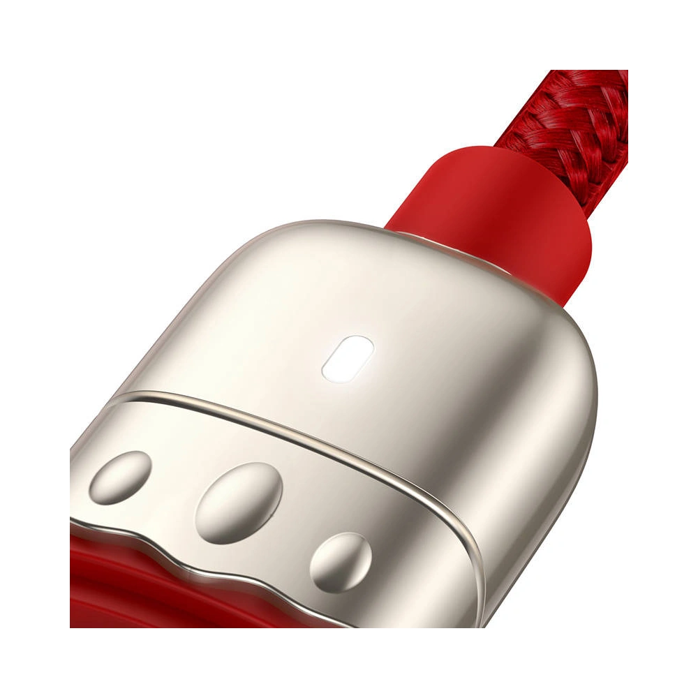 Kabel USB 3w1 Baseus Year of the Tiger, USB do micro USB / USB-C / Lightning, 3.5A, 1.2m (czerwony)
