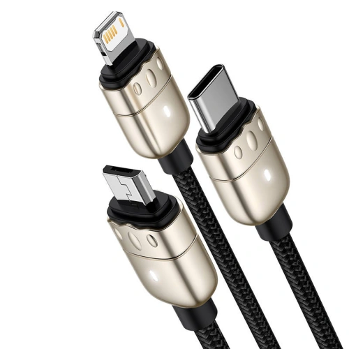 Kup Baseus 1.2m USB 3-in-1 Kabel Year of the Tiger, USB zu micro USB / USB-C / Lightning, 3.5A, (schwarz) - BSU2913BLK - {ean13} - Sklep Home Screen