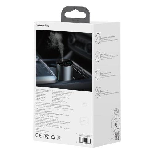Kup Baseus Auto-Luftbefeuchter mit Display, 260ml (schwarz) - BSU2914BLK - {ean13} - Sklep Home Screen