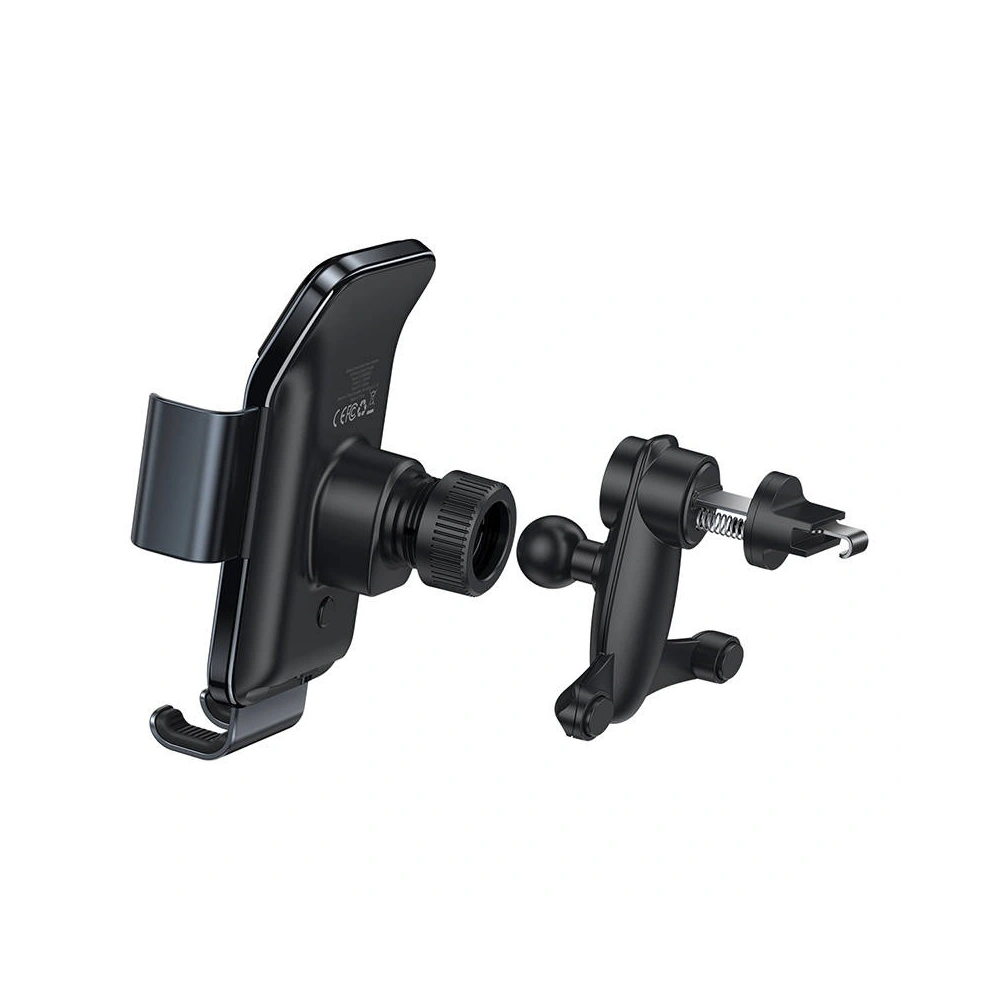 Uchwyt samochodowy solarny grawitacyjny Baseus  do telefonu (czarny)