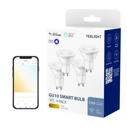 Kup Yeelight Intelligente Glühbirne W1 GU10 (dimmbar) 4 Stk - YLT061 - {ean13} - Sklep Home Screen