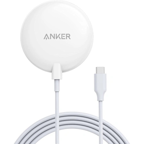 Kup Încărcător wireless Anker PowerWave Magnetic Pad Lite MagSafe Seria 7.5W Alb - AKR001WHT - {ean13} - Sklep Home Screen