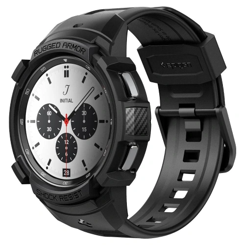 Kup Spigen Samsung Armband Rugged Armor Pro Galaxy Watch 4 Classic 42mm Mattschwarz - SPN1993BLK - {ean13} - Sklep Home Screen
