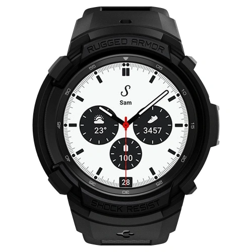 Kup Pasek Spigen Rugged Armor Pro Samsung Galaxy Watch 4 Classic 42mm Matná černá - SPN1993BLK - {ean13} - Sklep Home Screen