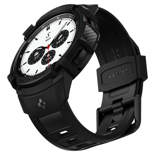 Kup Pasek Spigen Rugged Armor Pro Samsung Galaxy Watch 4 Classic 42mm Matná černá - SPN1993BLK - {ean13} - Sklep Home Screen