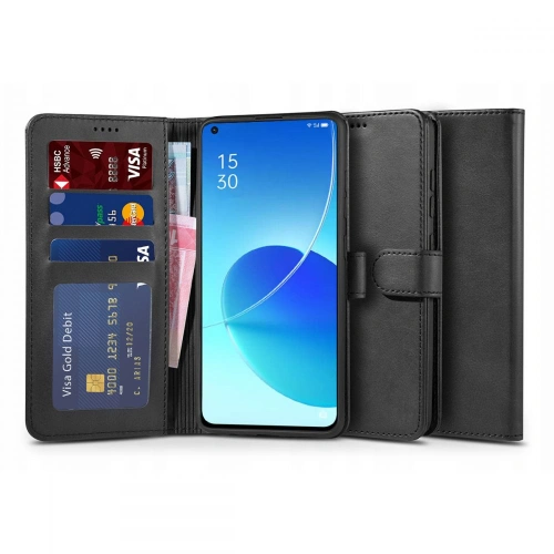 Kup Tech-Protect Tasche Wallet Oppo Reno 6 5G Schwarz - THP746BLK - {ean13} - Sklep Home Screen