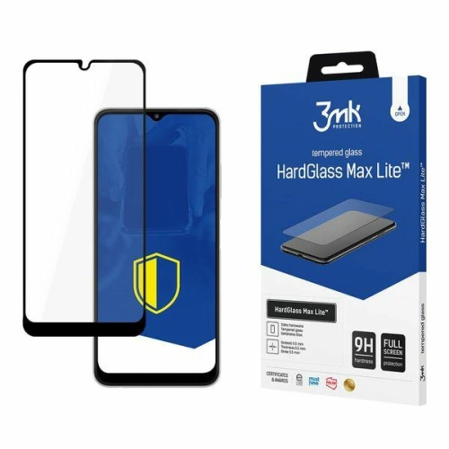Kup 3MK Samsung Gehärtetes Glas HardGlass Max Lite Galaxy A22 5G schwarz - 3MK2334BLK - {ean13} - Sklep Home Screen