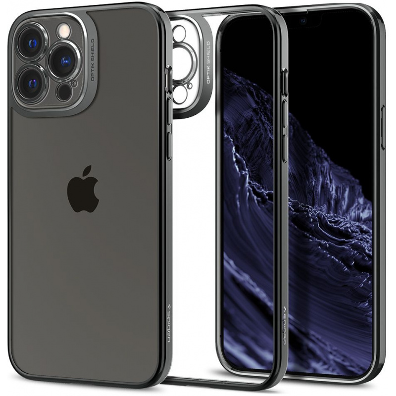 Buy Spigen Optik Crystal Apple iPhone 13 Pro Max Chrome Grey - 8809756649646 - SPN2000CHRGRY - Homescreen.pl