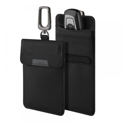 Kup Klatka Faradaya Spigen Pouch Keyless RFID Jel Blokkoló Fekete - SPN2002BLK - {ean13} - Sklep Home Screen