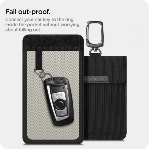 Kup Klatka Faradaya Spigen Pouch Keyless RFID Jel Blokkoló Fekete - SPN2002BLK - {ean13} - Sklep Home Screen
