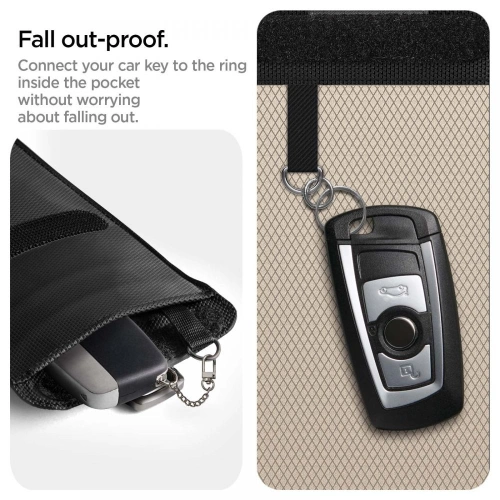 Kup Klatka Faradaya Spigen Pouch Keyless RFID Jel Blokkoló Fekete - SPN2002BLK - {ean13} - Sklep Home Screen