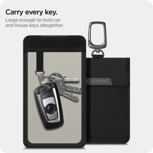 Kup Spigen Faradaysche Käfigtasche Schlüsselloser RFID-Signalblocker Schwarz - SPN2002BLK - {ean13} - Sklep Home Screen