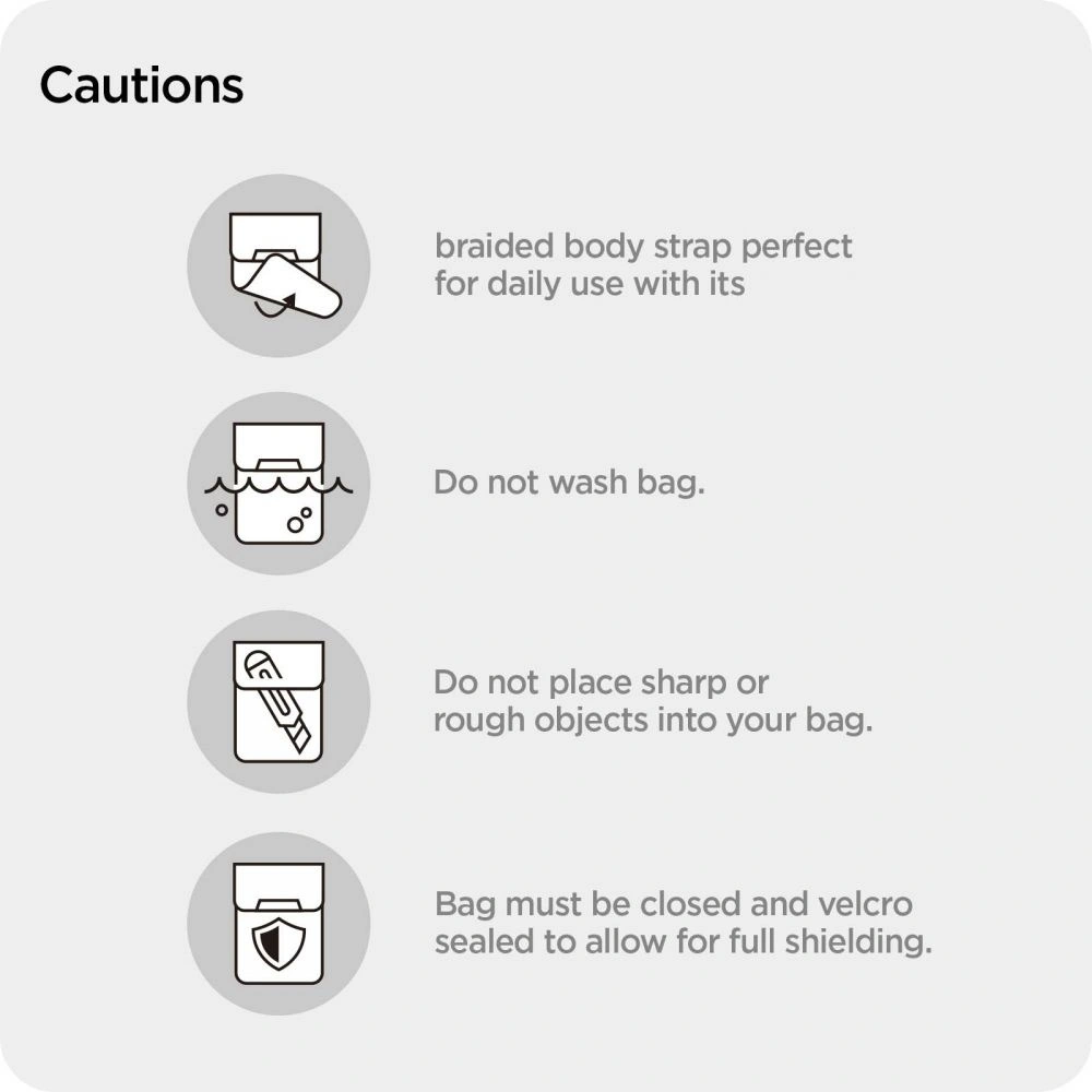 Klatka Faradaya Spigen Pouch Keyless RFID Signal Blocker Black