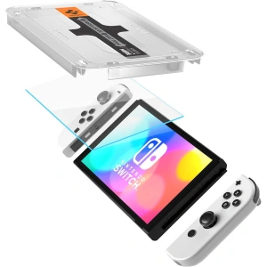 Buy Spigen GLAS.tR ez Fit Nintendo Switch Oled [2 PACK] - SPN2003 - {ean13} - Home Screen Store Europe