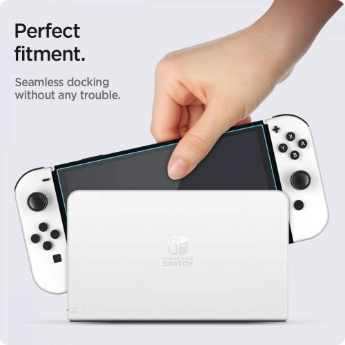 Buy Spigen GLAS.tR ez Fit Nintendo Switch Oled [2 PACK] - SPN2003 - {ean13} - Home Screen Store Europe