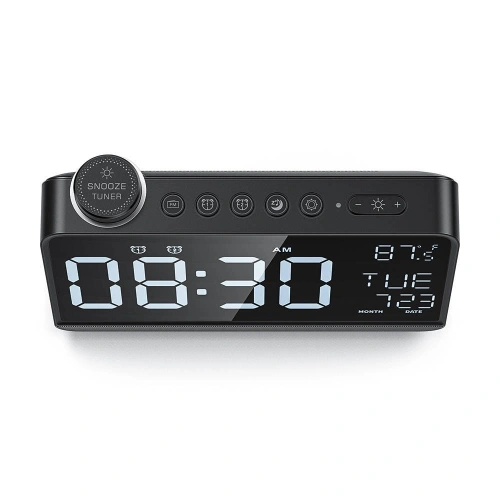 Kup BlitzWolf Radiowecker BW-LAC1 (schwarz) - BLZ395BLK - {ean13} - Sklep Home Screen