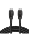 Cablul USB-C la USB-C BlitzWolf BW-FC1, 96W, 5A, 1.8m (negru)