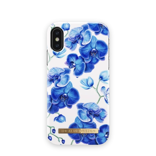 Etui iDeal of Sweden Fashion Apple iPhone X (světle modré orchideje)
