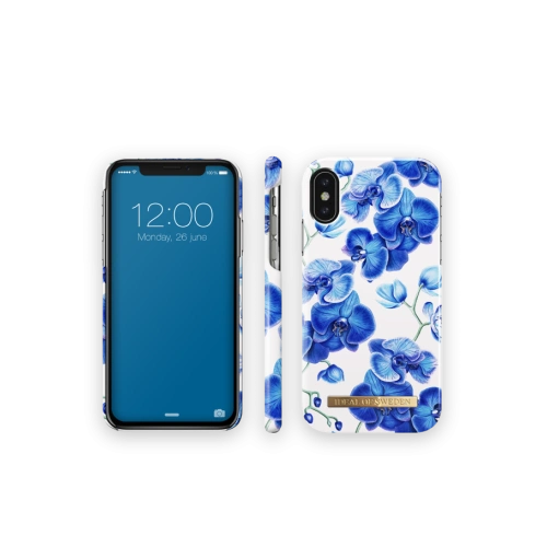 iDeal Fashion Case iPhone X (baby blue orchids)