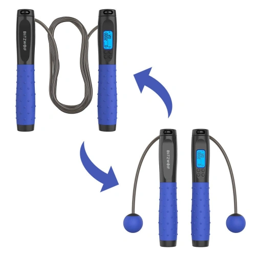 Buy Digital Jump Rope Blitzwolf BW-JR1 with Counter (black) - BLZ406BLK - {ean13} - Home Screen Store Europe