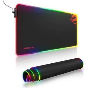 Kup Podkładka pod mysz Blitzwolf BW-MP1, RGB (czarna) - BLZ408BLK - {ean13} - Sklep Home Screen