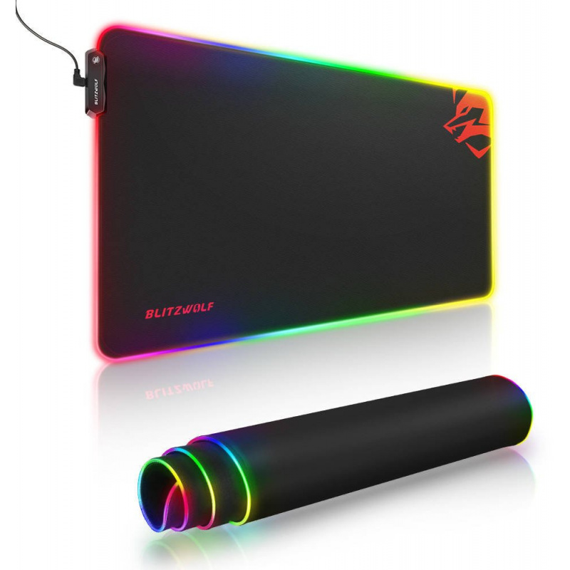 Buy RGB Gaming Mouse Pad Blitzwolf BW-MP1 (black) - 5907489606936 - BLZ408BLK - Homescreen.pl