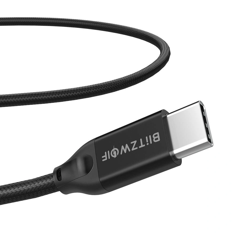Kabel USB-C do USB-C BlitzWolf BW-HDC3, PD, 100W, 1m (czarny)