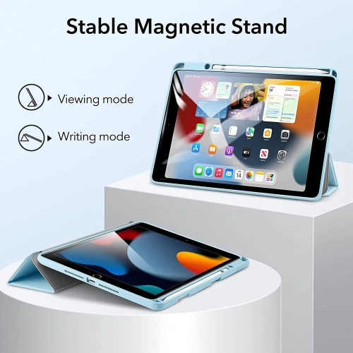 Kup Etui ESR Rebound Hybrid Apple iPad 10.2 2019/2020/2021 (7., 8. i 9 generacji) Frosted Blue - ESR435BLU - {ean13} - Sklep Home Screen