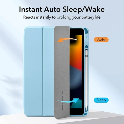 Kup Etui ESR Rebound Hybrid Apple iPad 10.2 2019/2020/2021 (7., 8. i 9 generacji) Frosted Blue - ESR435BLU - {ean13} - Sklep Home Screen