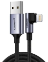 Kup Cablu USB la Lightning unghiular UGREEN US299, MFi, 1m (negru) - UGR1085BLK - {ean13} - Sklep Home Screen