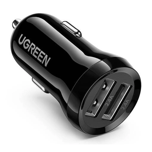 Kup Autonabíječka UGREEN ED018, 2x USB, 24W (černá) - UGR1087BLK - {ean13} - Sklep Home Screen