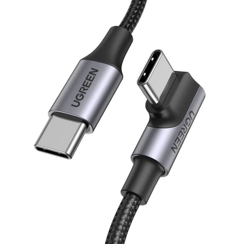 Kup Cablu USB-C la USB-C, unghiular UGREEN US334 5A, PD 100W, 2m (negru) - UGR1092BLK - {ean13} - Sklep Home Screen