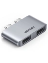 UGREEN CM413, 2x USB-C auf 2x USB 3.0 Adapter (grau)