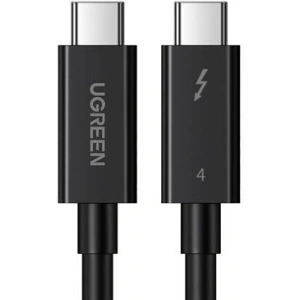 USB-C to USB-C kábel UGREEN US501, Gen3, 100W, 4K, 0.8m (fekete)