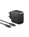 Kup Încărcător de rețea UGREEN CD217, 65W, USB-C (negru) + cablu USB-C la USB-C, 2m (negru) - UGR1112BLK - {ean13} - Sklep Home Screen