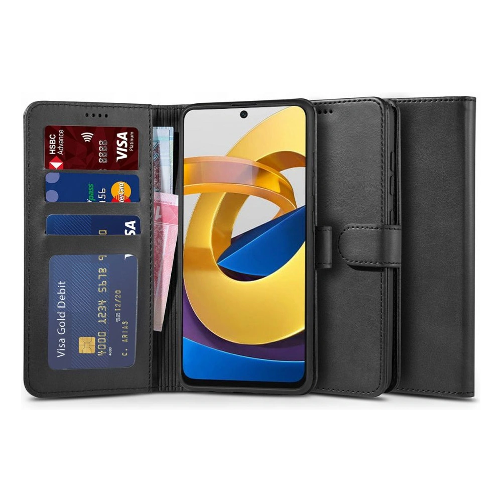 Etui Tech-Protect Wallet Redmi Note 11S 5G/POCO M4 Pro 5G Black