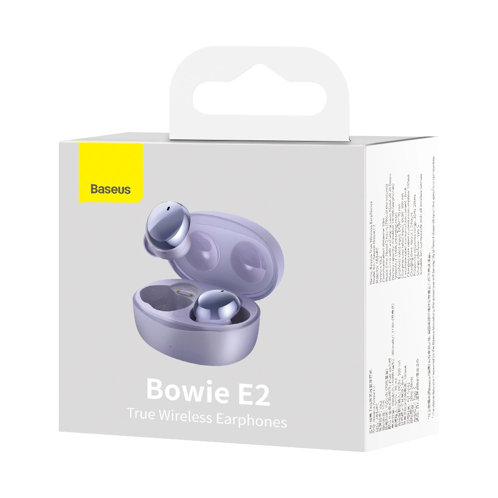 Słuchawki TWS Baseus Bowie E2 (fioletowe)