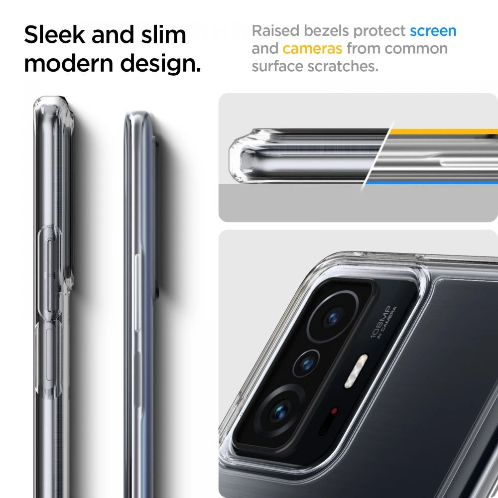 Etui Spigen Ultra Hybrid Xiaomi 11T/Pro Crystal Clear