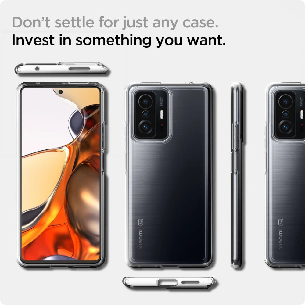 Etui Spigen Ultra Hybrid Xiaomi 11T/Pro Crystal Clear