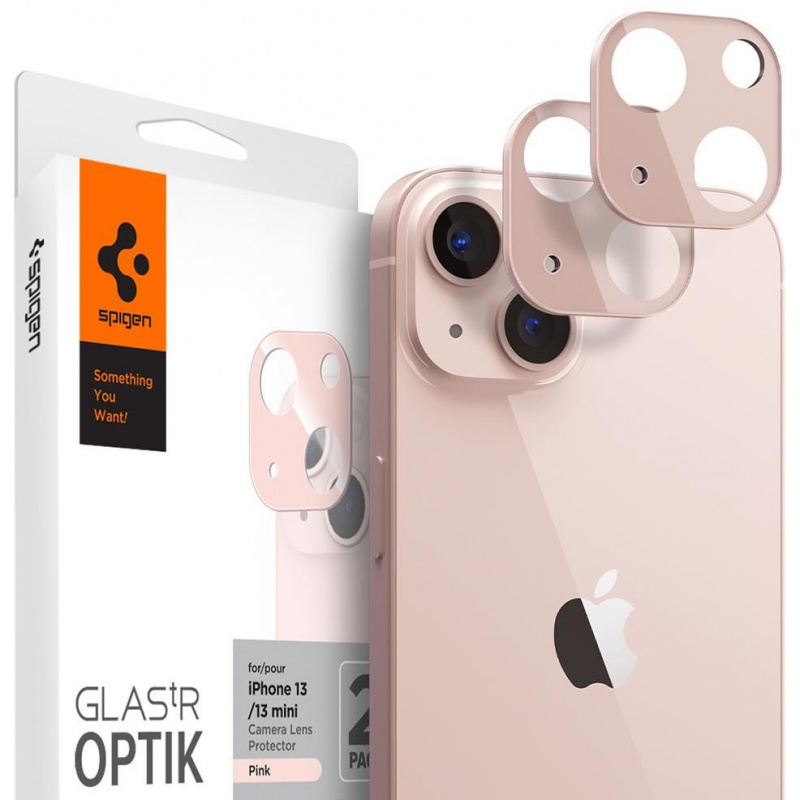 Buy Spigen Optik Camera Lens Apple iPhone 13/13 mini Pink [2 PACK] - 8809811856422 - SPN2006PNK - Homescreen.pl
