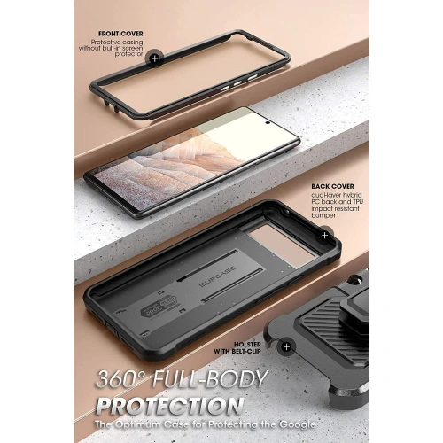 Buy Supcase Unicorn Beetle Pro Google Pixel 6 Black - SPC223BLK - {ean13} - Home Screen Store Europe