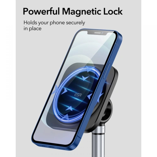 Kup ESR Schreibtisch-Halter HaloLock MagSafe Desktop Telefonständer Schwarz - ESR437BLK - {ean13} - Sklep Home Screen