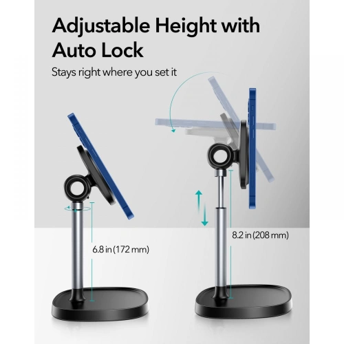 Kup Uchyt na stůl ESR HaloLock MagSafe Desktop Phone Stand Black - ESR437BLK - {ean13} - Sklep Home Screen