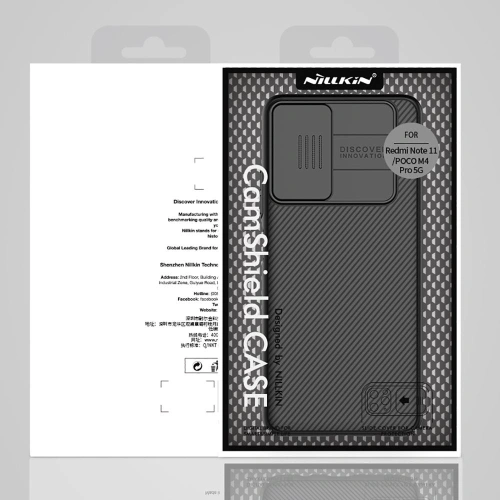 Buy Nillkin Camshield Redmi Note 11S 5G/POCO M4 Pro 5G Black - NLK035BLK - {ean13} - Home Screen Store Europe